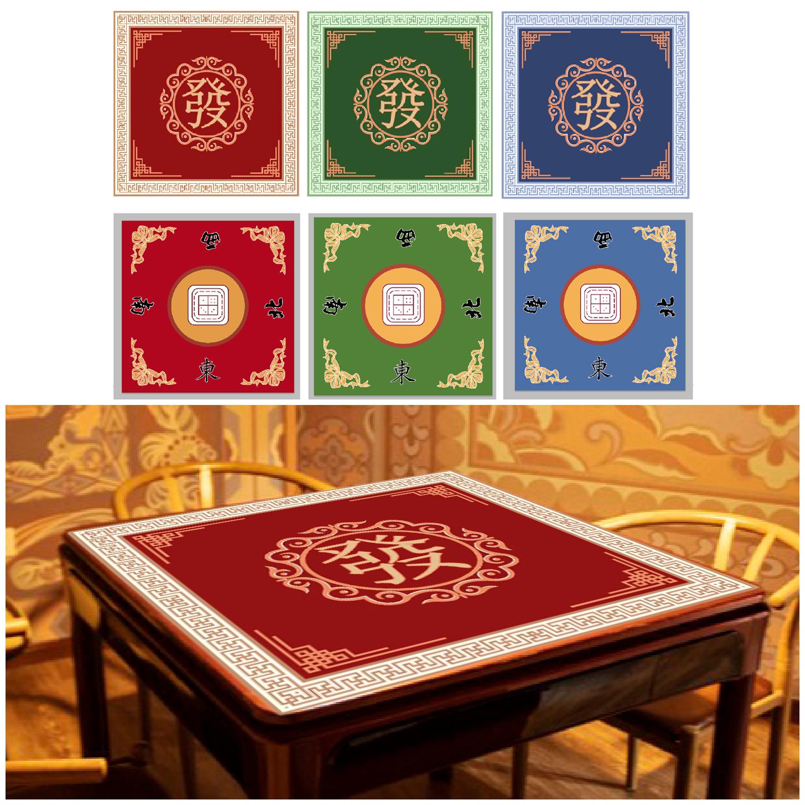 Desk Setup Equipment - Mahjongg Mat Mahjong Game Table Cover