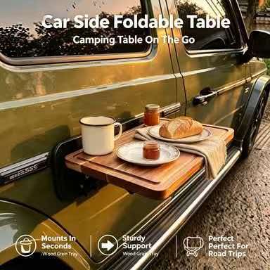 Desk Setup Equipment - Outdoor Camping Picnic Car Side Foldable