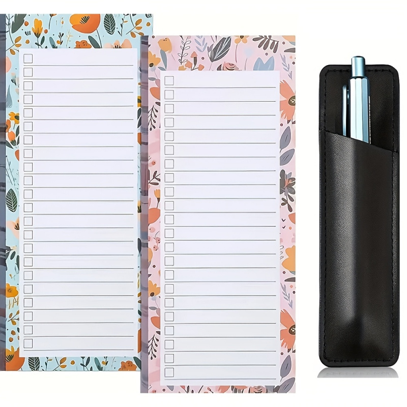 Pen Cup Magnetic - 3 Pcs, 2 Magnetic Shopping List