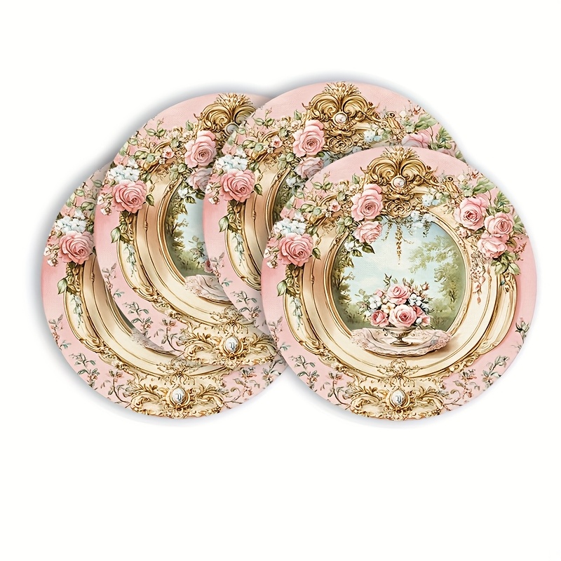 Desk Setup Equipment - VIKAMA 4PC European Style Countryside Dining