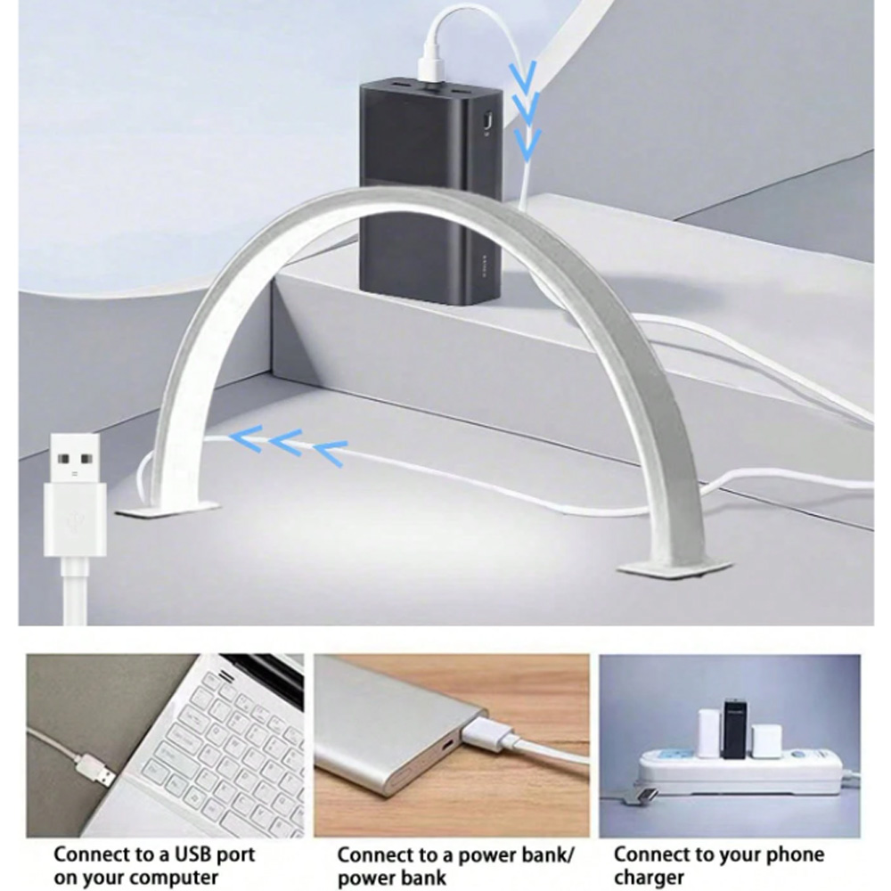 Desk Setup Equipment - Nail Lamp 40/66CM Fill Light USB