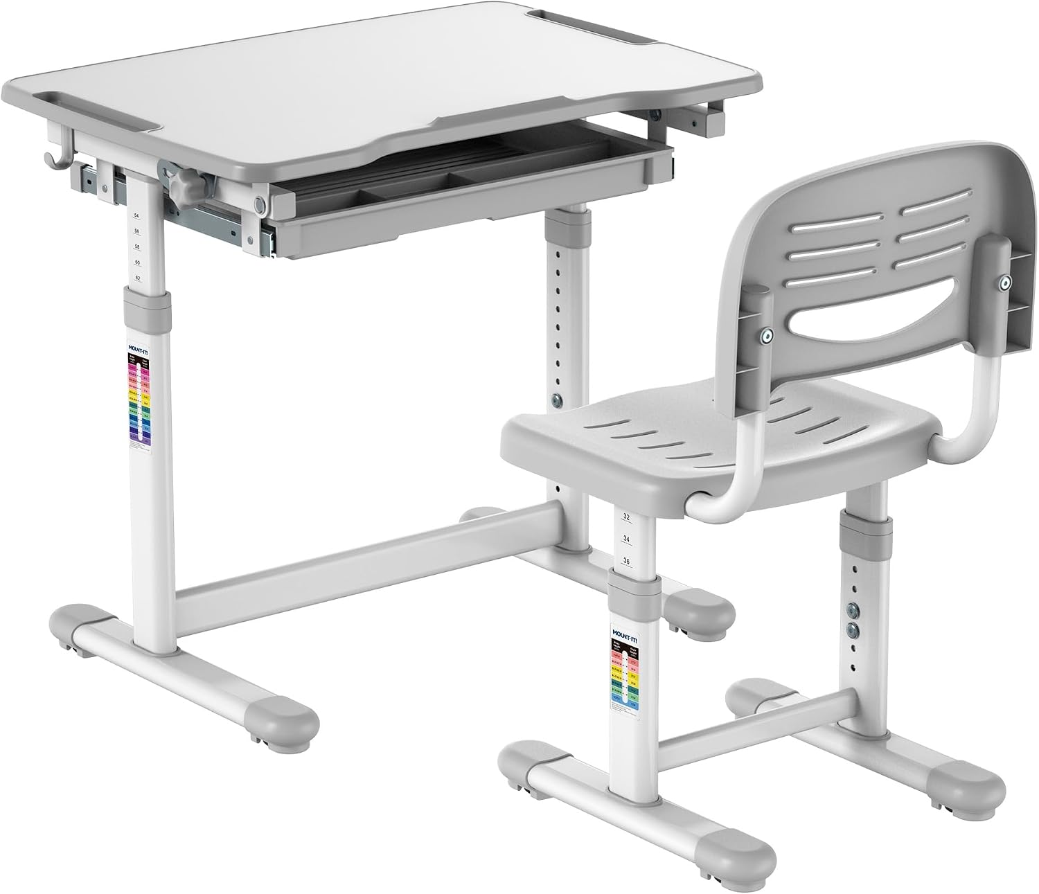 Desk Setup Ergonomics - Kids Desk and Chair Set Height