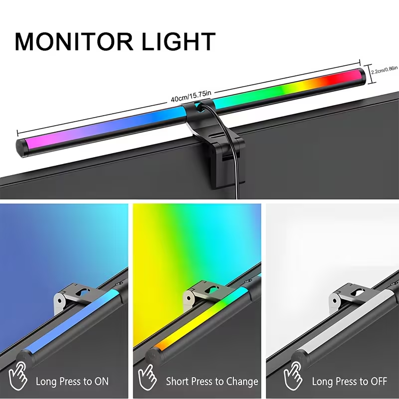 LED Monitor Light Bar With Rem - Desk Setup Light ulasan dan harga