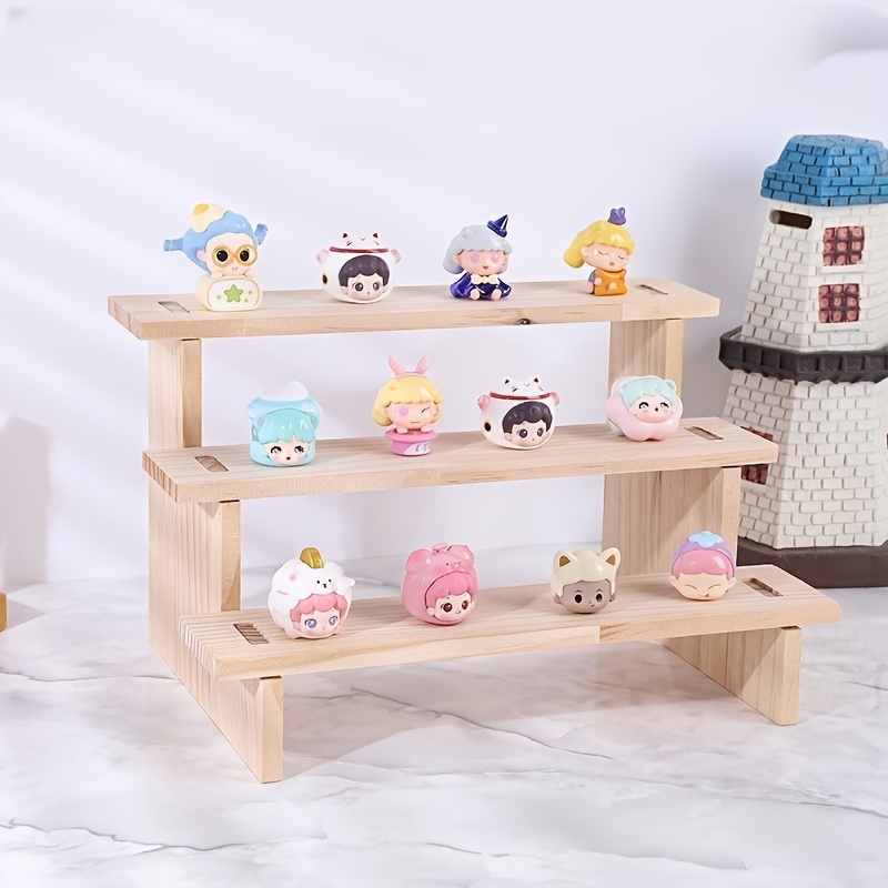 1pc Solid Wood Ladder Display  - Desk Setup Wood ulasan dan harga