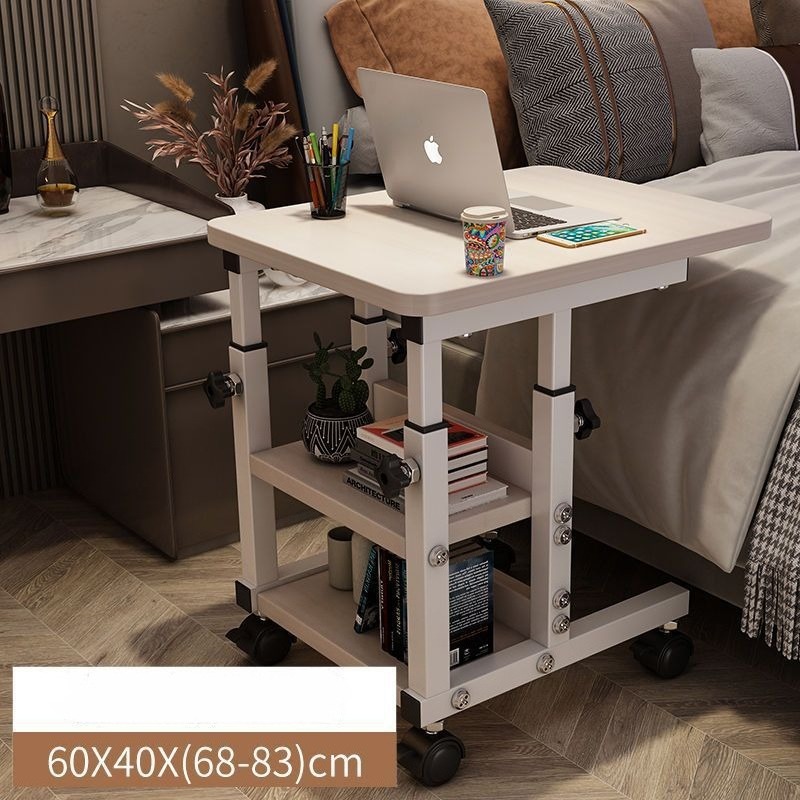 Movable small table, bedside t - Desk Setup Wood ulasan dan harga