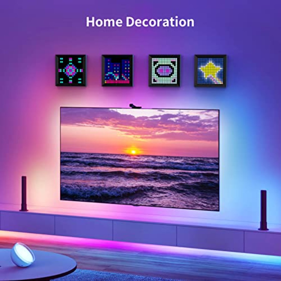 LED Light Pixel Display Panel  - Desk Setup Light ulasan dan harga