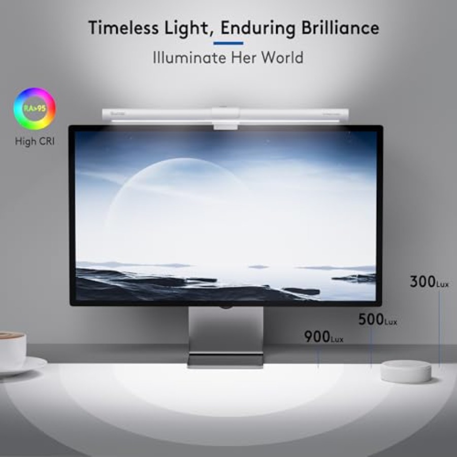Monitor Light Bar with Remote, - Desk Setup No Computer ulasan dan harga