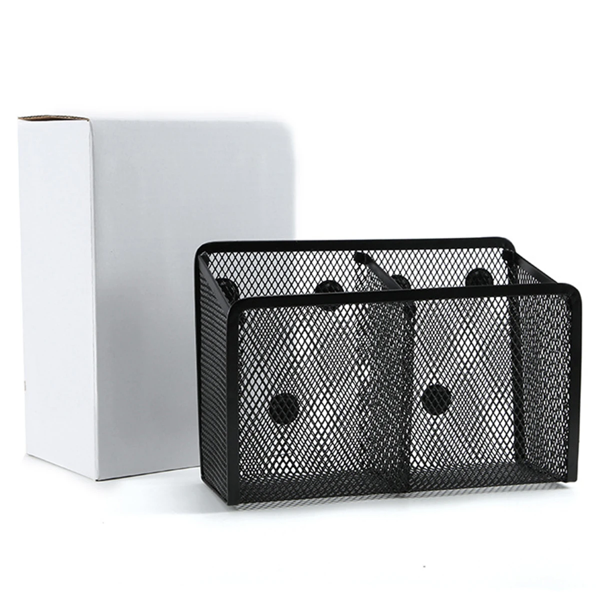 Metal Mesh Pen Cup Sturdy Magn - Pen Cup Magnetic ulasan dan harga