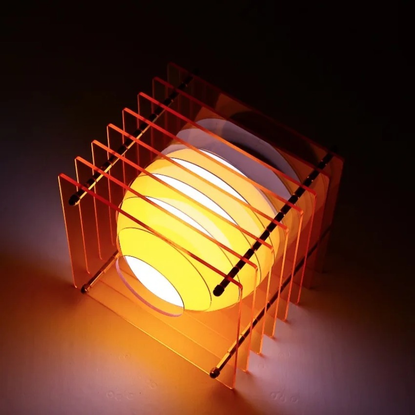 DIY Acrylic Thousand Layer Lam - Desk Setup Light ulasan dan harga