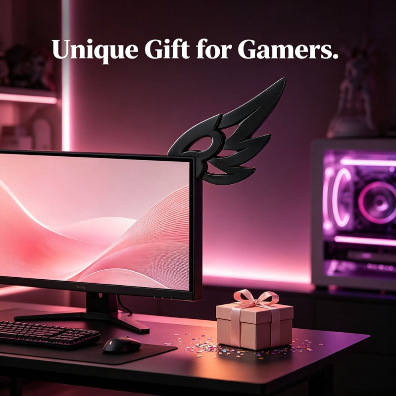 Kawaii 3D Wing Decor for Compu - Desk Setup No Computer ulasan dan harga