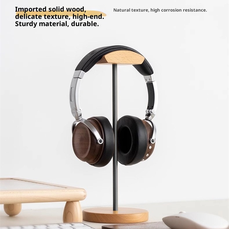 Black Walnut Wood & Aluminum H - Desk Setup Wood ulasan dan harga