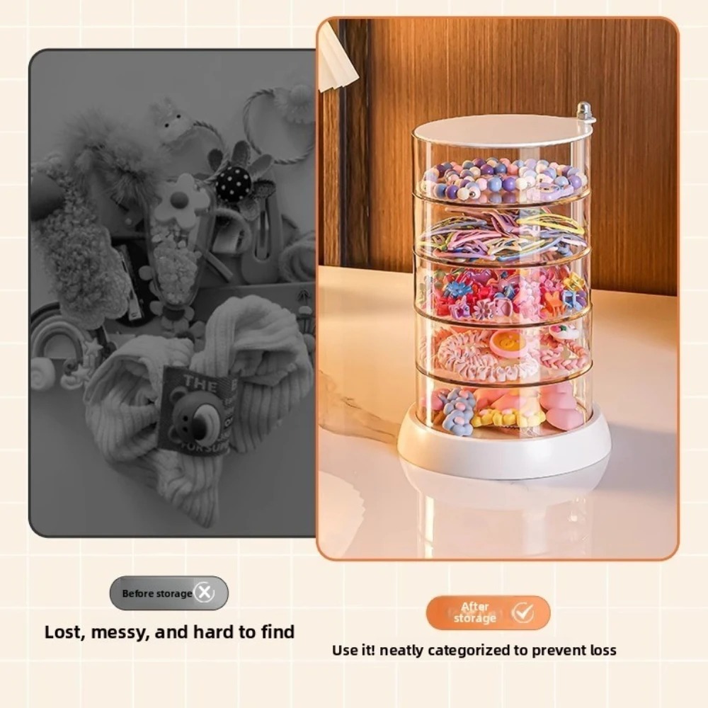 360 Rotating Clear Hair Access - Cable Box Organizer ulasan dan harga