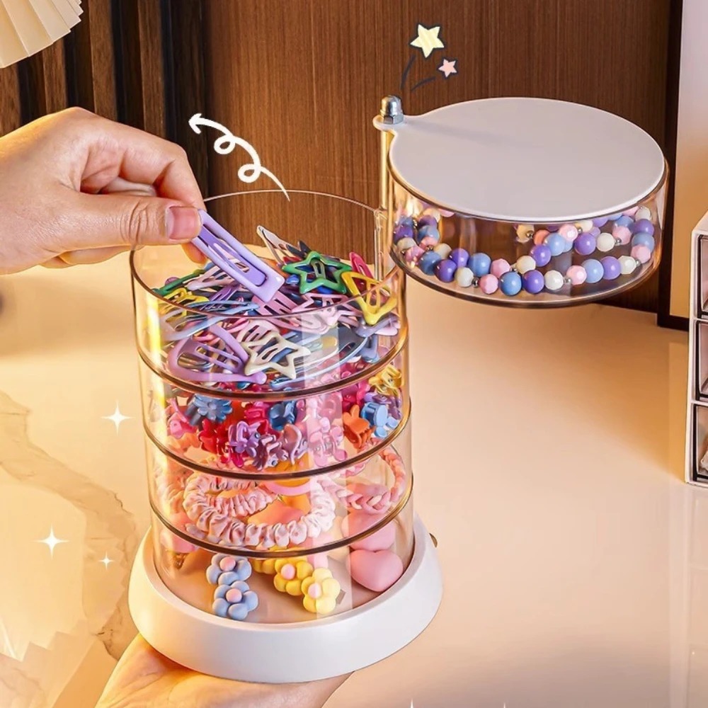 360 Rotating Clear Hair Access - Cable Box Organizer ulasan dan harga