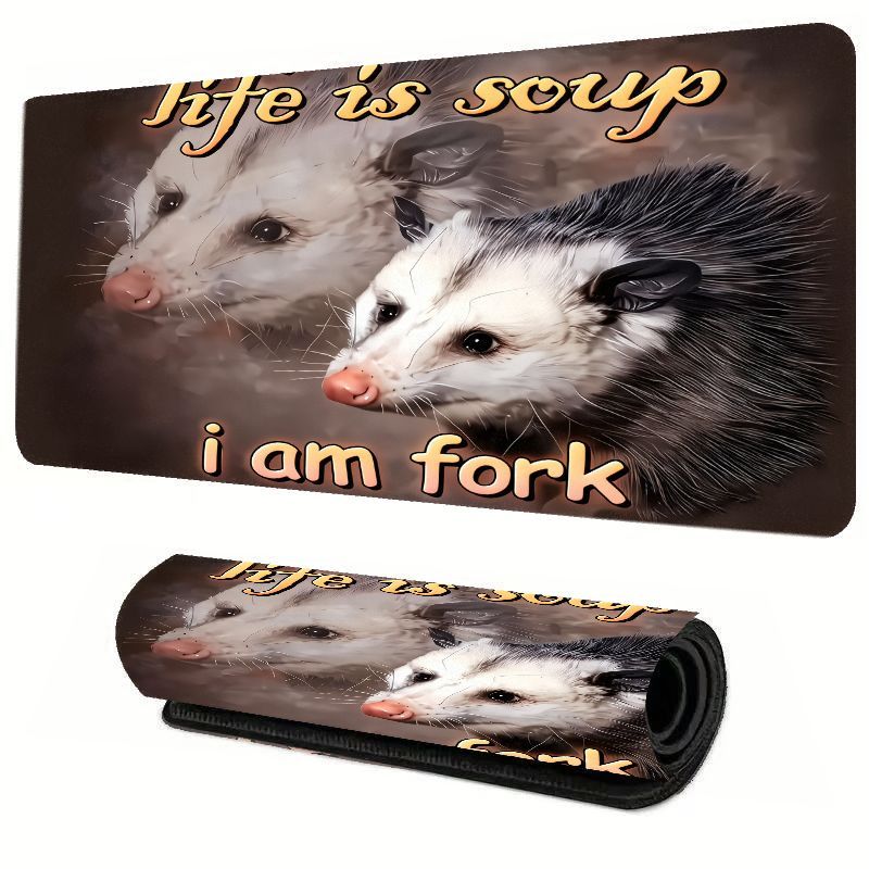 Whimsical Large Mouse Pad Flyi - Desk Setup Ergonomics ulasan dan harga