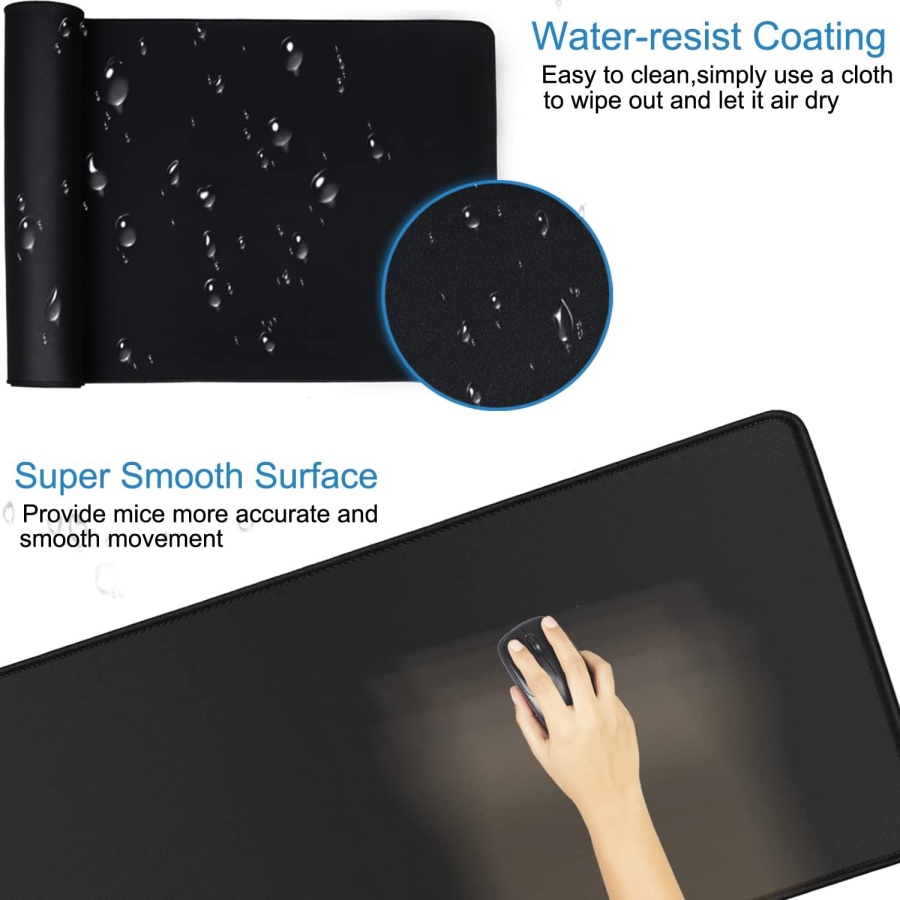 Gaming Mousepad Grey Marble La - Desk Setup Grey ulasan dan harga