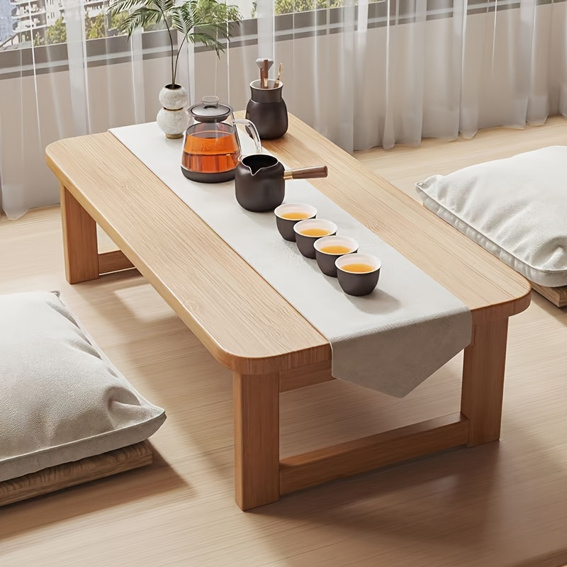 Foldable Portable Side Table B - Desk Setup Wood ulasan dan harga