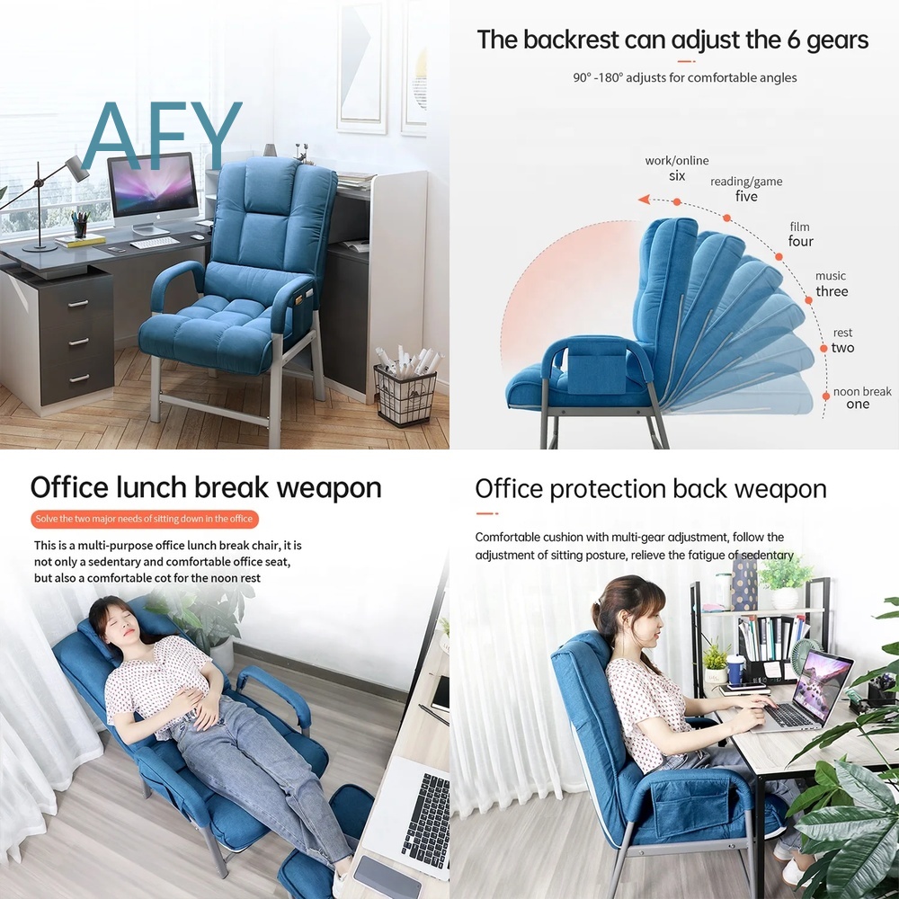 Breathable Fabric Folding Offi - Desk Setup Ergonomics ulasan dan harga