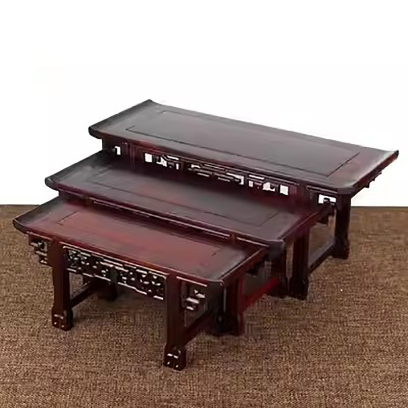 Small Mahogany Buddha Table, S - Desk Setup Wood ulasan dan harga