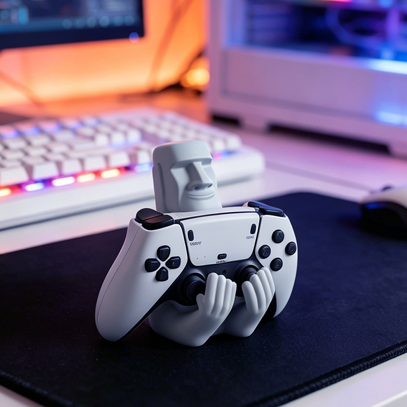 Moai Easter Island Resin Sculp - Desk Setup Xbox ulasan dan harga