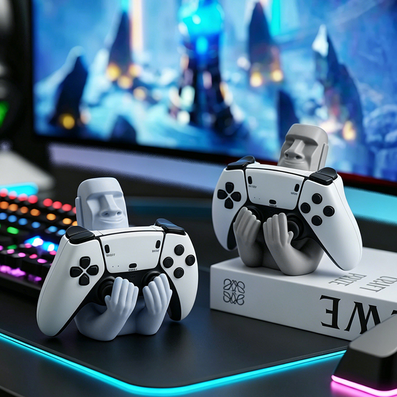 Moai Easter Island Resin Sculp - Desk Setup Xbox ulasan dan harga