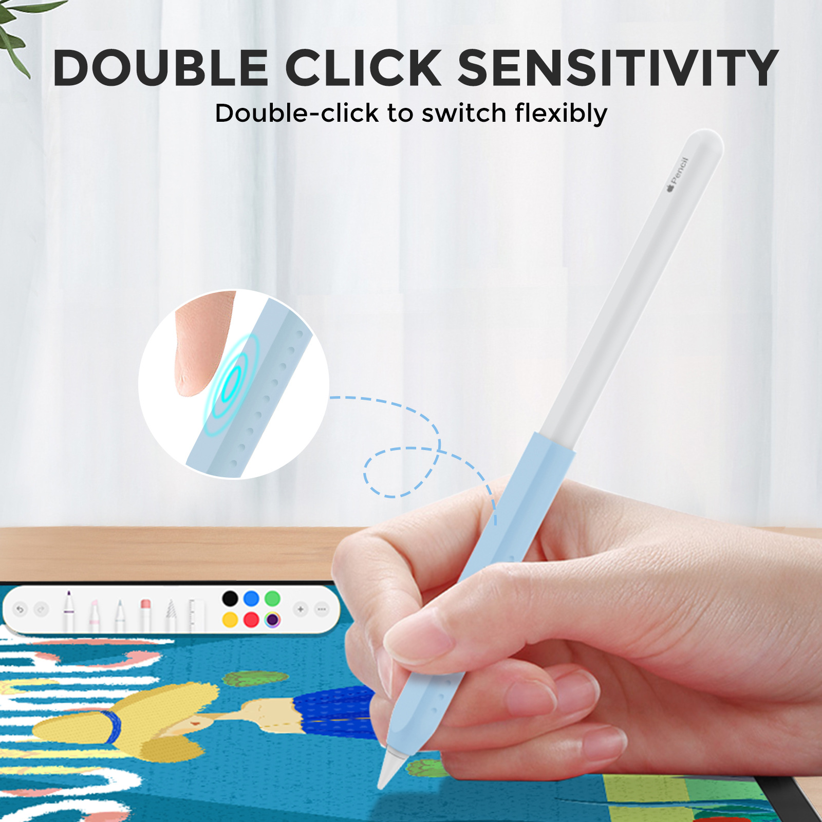 1PC Stylus Cover for Apple Pen - Pen Cup Magnetic ulasan dan harga