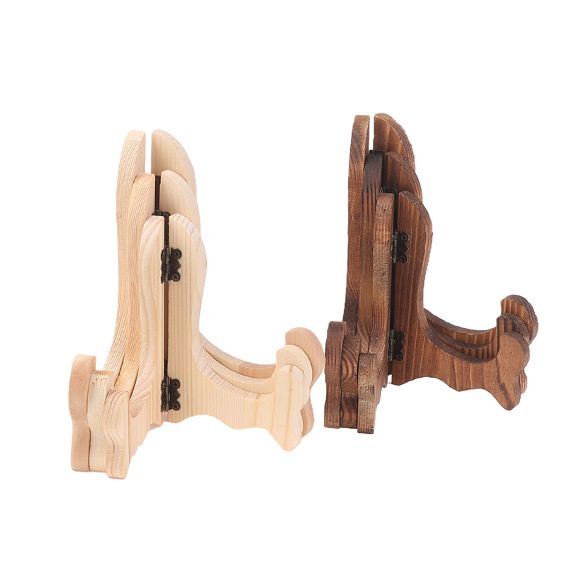 1PCS Foldable Decorative Rack  - Desk Setup Wood ulasan dan harga