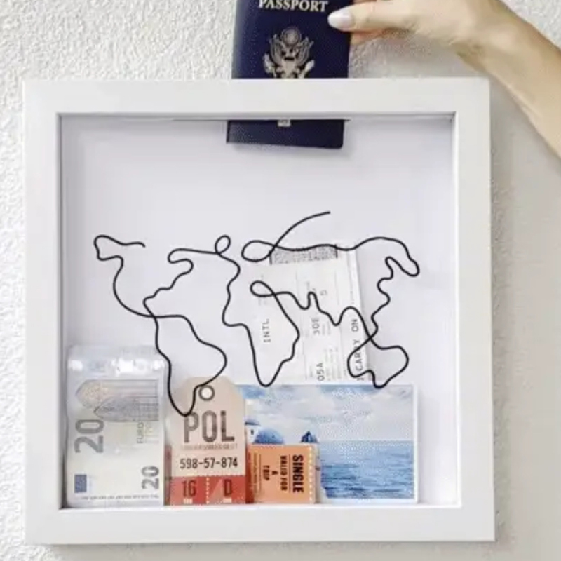 Wooden Storage Shelf Photo Fra - Desk Setup Wood ulasan dan harga