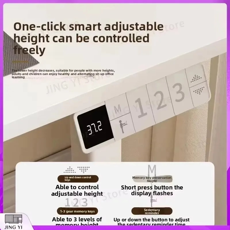 Electric Height Adjustable Sta - Desk Setup Ergonomics ulasan dan harga