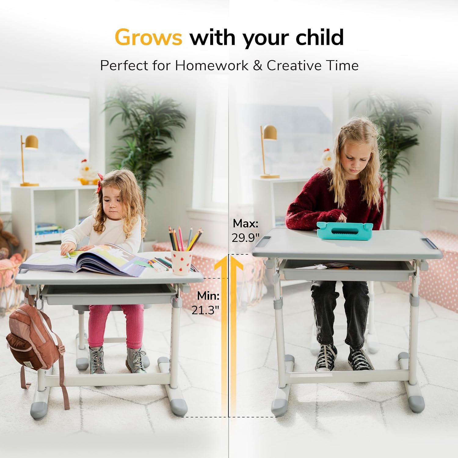 Kids Desk and Chair Set Height - Desk Setup Ergonomics ulasan dan harga