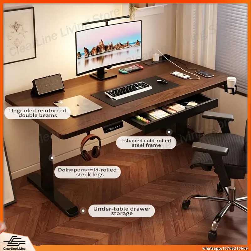 Electric Height Adjustable Gam - Desk Setup Ergonomics ulasan dan harga