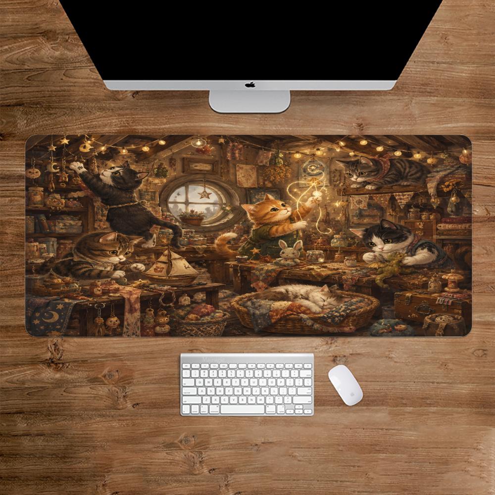 Cats Mouse Pad Anti-slip Desk  - Desk Setup Bedroom ulasan dan harga