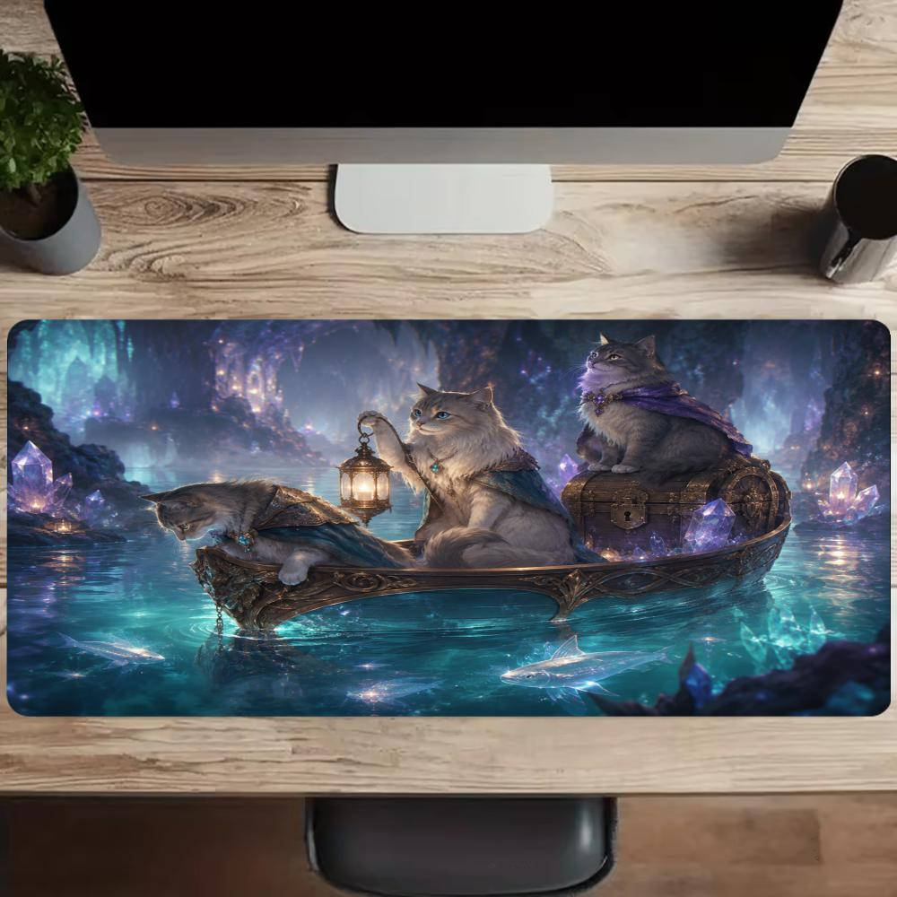 Cats Mouse Pad Anti-slip Desk  - Desk Setup Bedroom ulasan dan harga