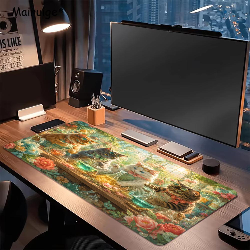 Cats Mouse Pad Anti-slip Desk  - Desk Setup Bedroom ulasan dan harga