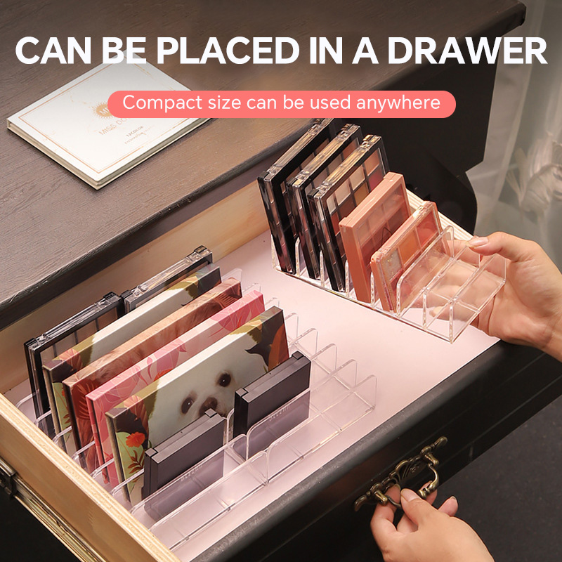 7 Grids Acrylic Table Cosmetic - Desk Setup Equipment ulasan dan harga