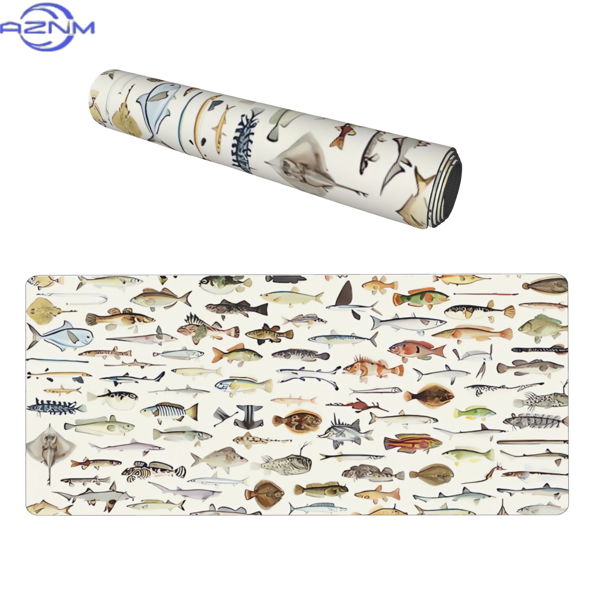 Fish Desk Mat for Mood Lightin - Desk Setup Bedroom ulasan dan harga