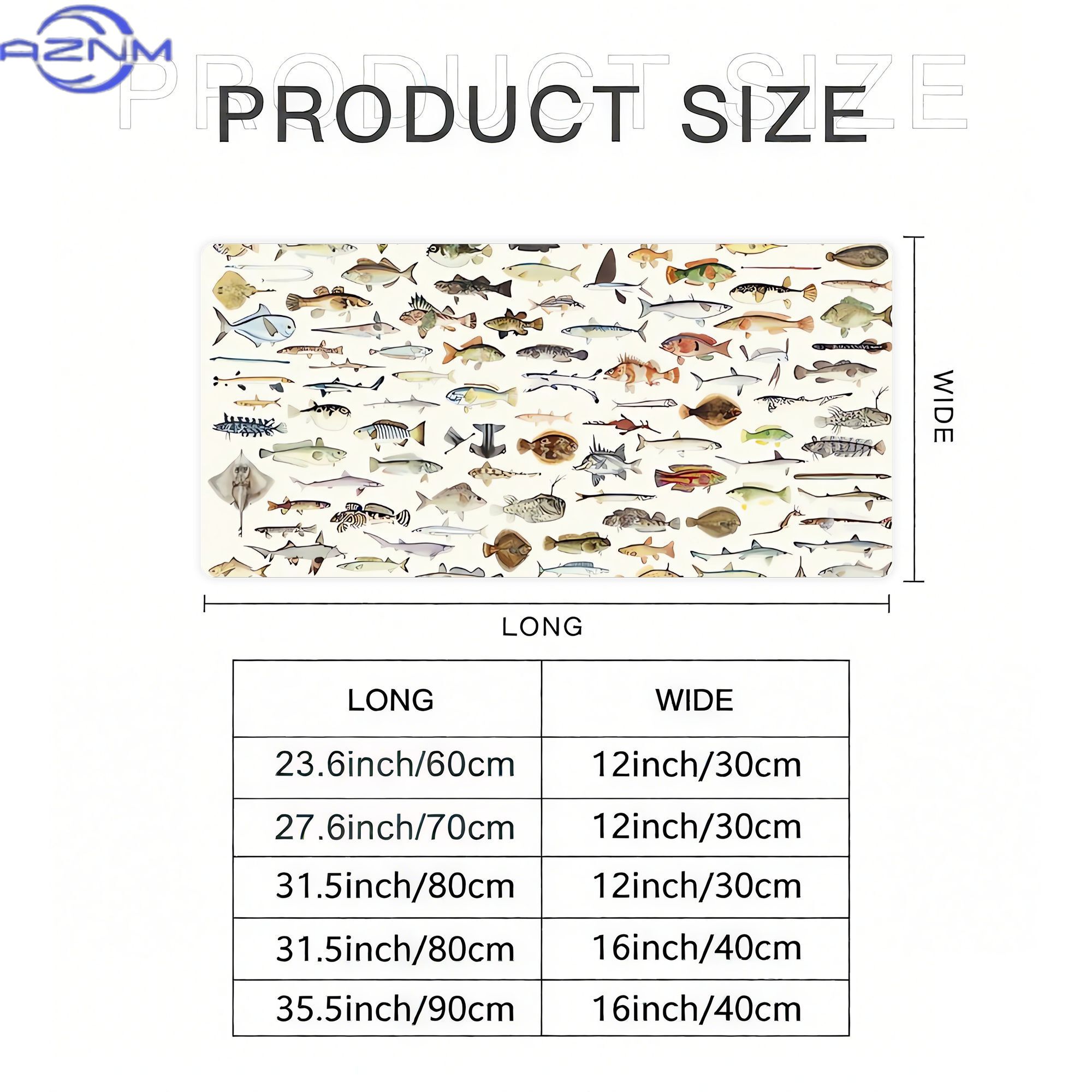 Fish Desk Mat for Mood Lightin - Desk Setup Bedroom ulasan dan harga