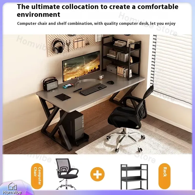 Modern Wooden Computer Desk fo - Desk Setup Ergonomics ulasan dan harga