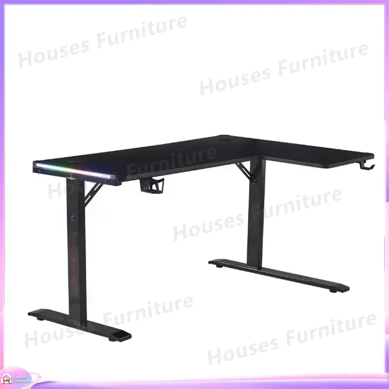 Large 160cm Gaming Desk with L - Desk Setup Ergonomics ulasan dan harga