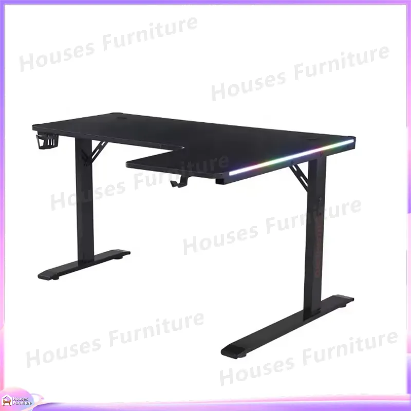 Large 160cm Gaming Desk with L - Desk Setup Ergonomics ulasan dan harga