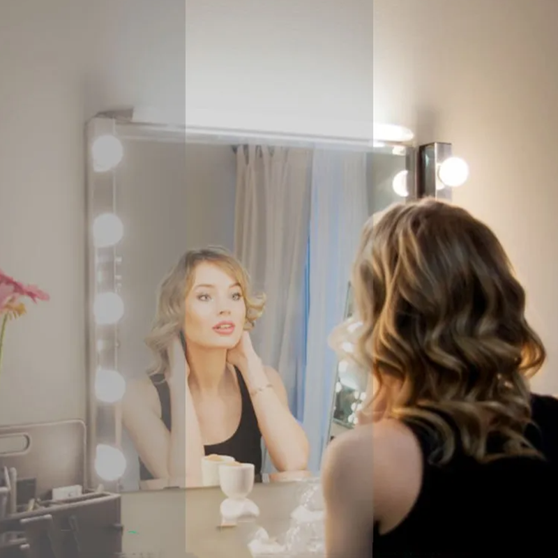 LED Mirror Makeup Mirror w/Lig - Desk Setup Light ulasan dan harga