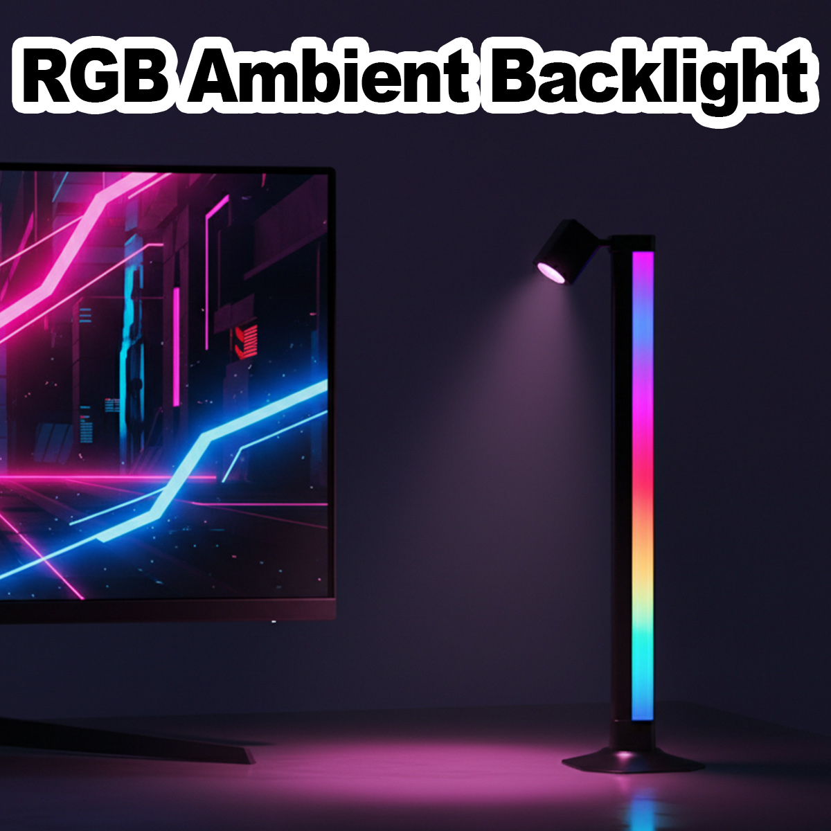 Smart Light Bar LED RGB Music  - Desk Setup Bedroom ulasan dan harga