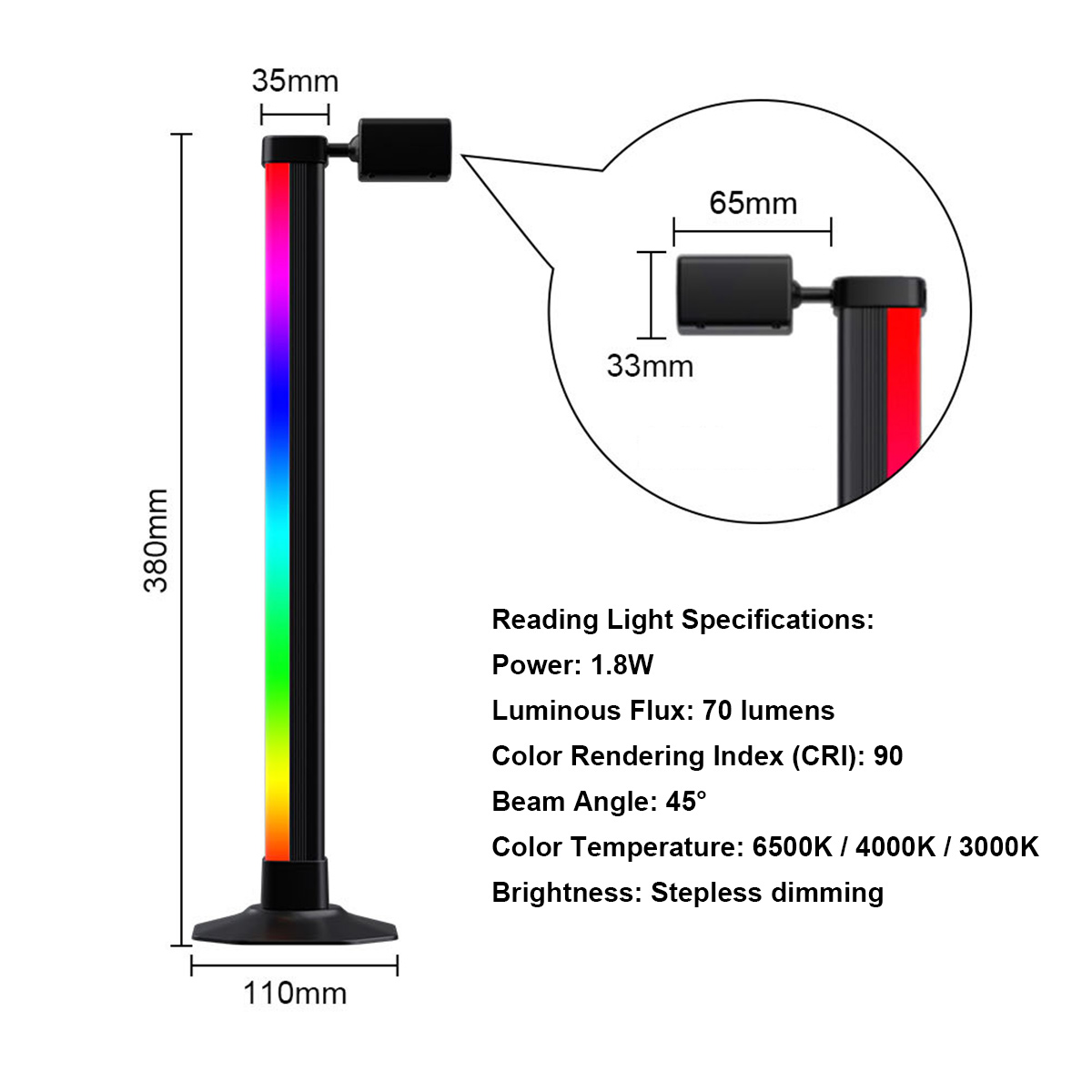 Smart Light Bar LED RGB Music  - Desk Setup Bedroom ulasan dan harga