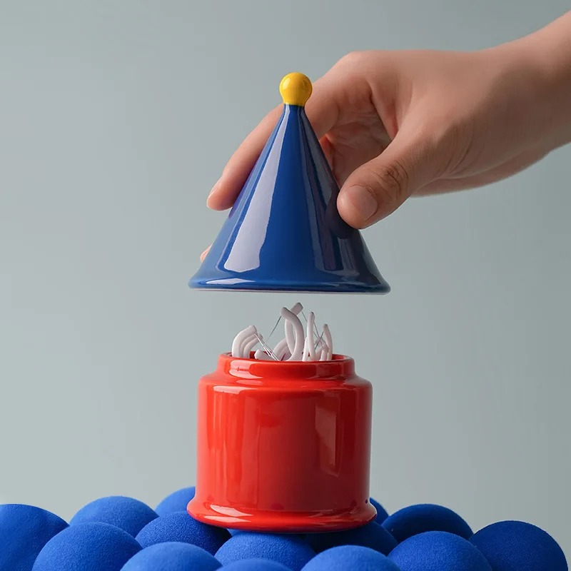 Ceramic Toothpick Holder Dopam - Cable Box Organizer ulasan dan harga
